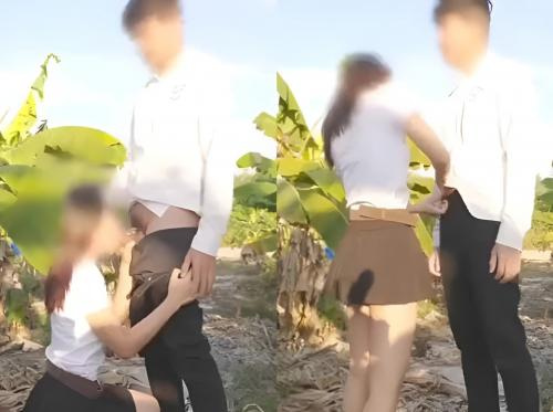 Saya bisa menanam sayuran di kebun pisang